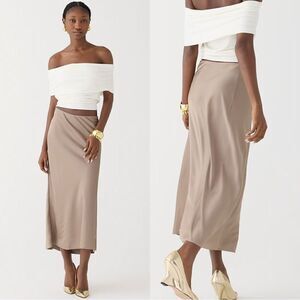 NWT J. Crew Gwyneth slip skirt